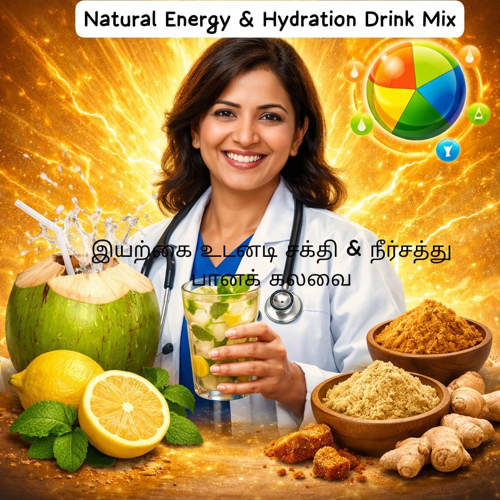 Natural Energy & Hydration Drink Mix