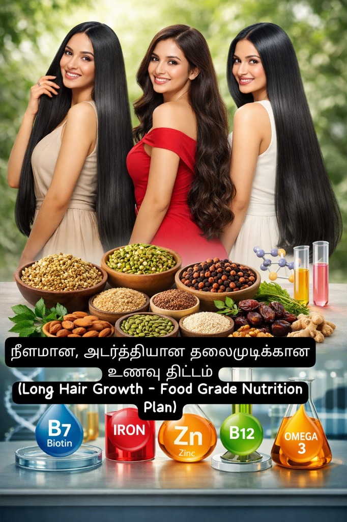 Long Hair Growth – Food Grade Nutrition Plan
